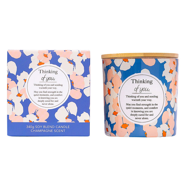 Thinking of You candle gift to show someone you care