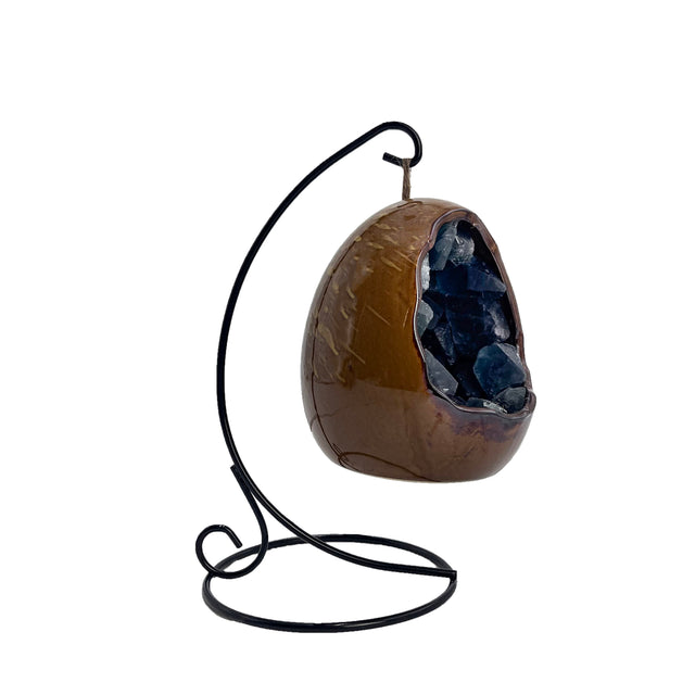 Dinosaur egg lamp blue fluorite small bedside lamp and mood light 