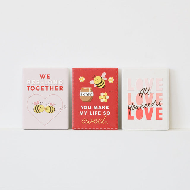 Splosh Valentine’s Day gifts ceramic magnets with love messages