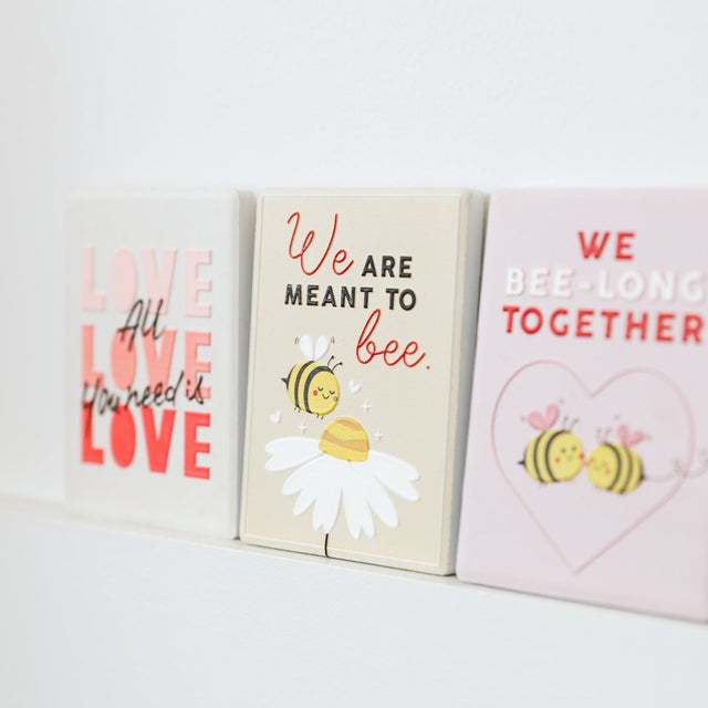 Splosh Valentine’s Day gifts ceramic magnets with love-themed designs