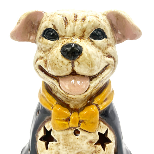 Vampire dog candle holder dracula style gothic home accessory