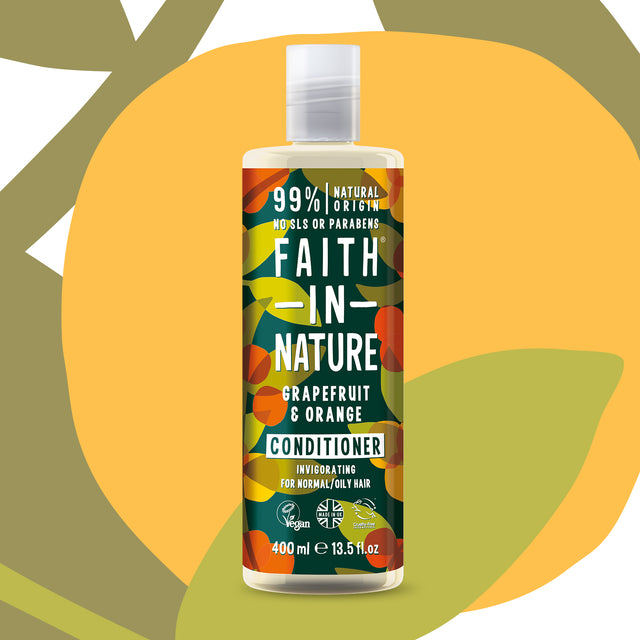 Vegan citrus conditioner for oily hair and scalp