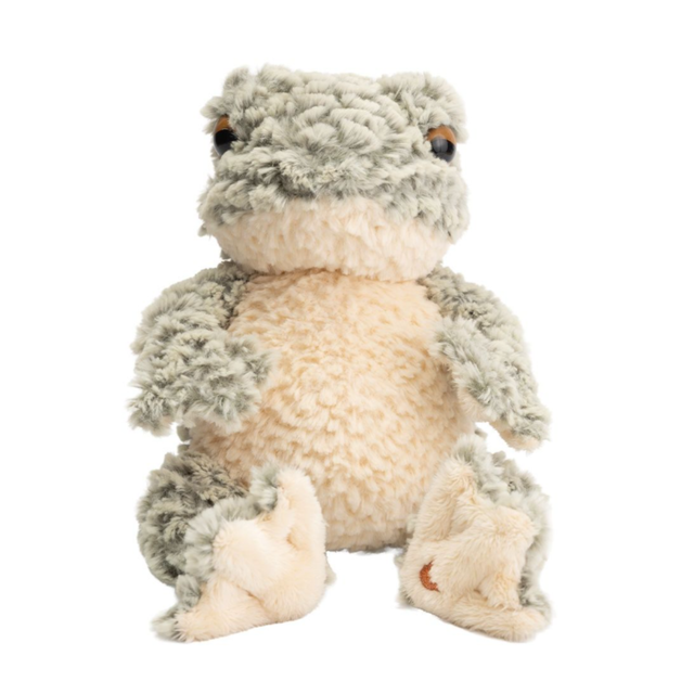 Wrendale Designs Elliott Junior Frog medium plush toy inspired by The Happy Frog artwork