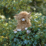 Wrendale Designs Gordon Highland Cow soft plush inspired by Hannah Dale artwork lifestyle