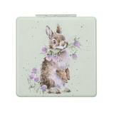 Wrendale Designs Rabbit compact mirror inspired by Hannah Dale's artwork
