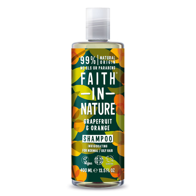 Faith in Nature Shampoo 400ml - Grapefruit & Orange