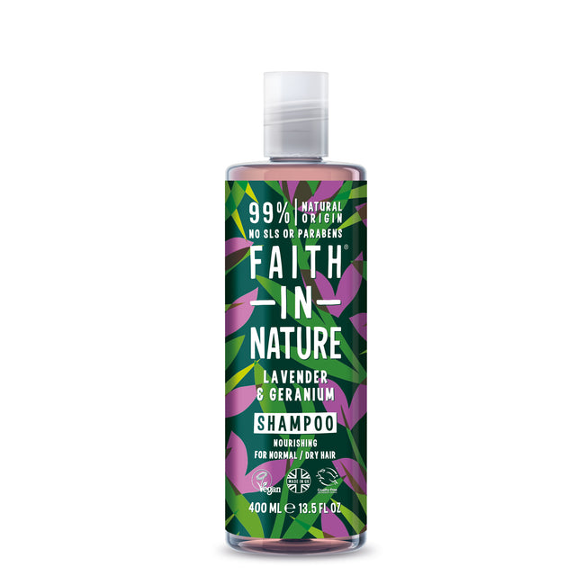 Faith in Nature Shampoo 400ml - Lavender & Geranium