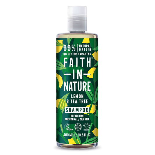 Faith in Nature Shampoo 400ml - Lemon & Tea Tree
