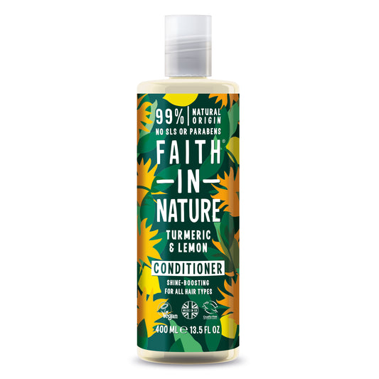 Faith in Nature Conditioner 400ml - Tumeric & Lemon
