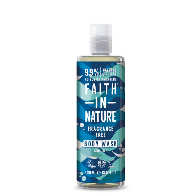 Faith in Nature Body Wash 400ml - Fragrance Free