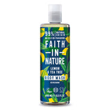 Faith in Nature Body Wash 400ml - Lemon & Tea Tree