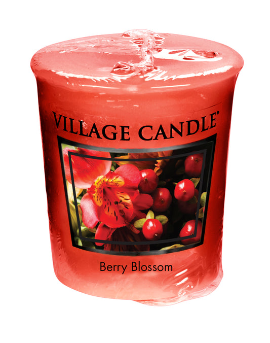 Village Candle Votive - Berry Blossom