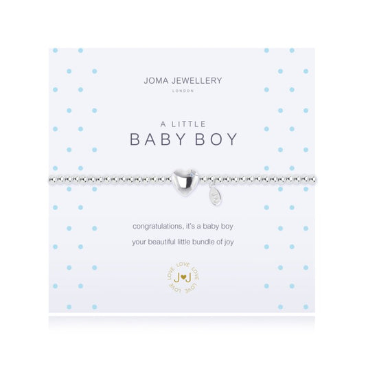 A beautiful silver plated heart with sparkling blue crystal for a boy is the perfect gift.