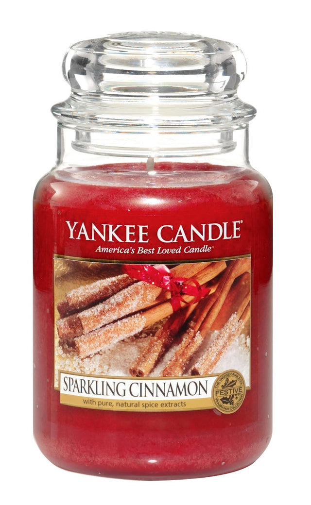 Yankee Candles Large Jar Sparkling Cinnamon