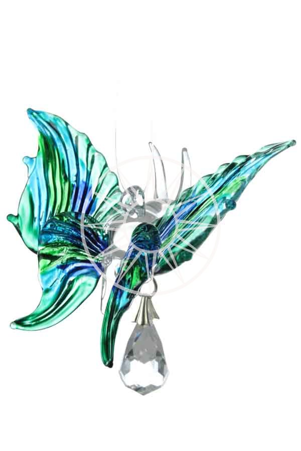 Wild Things Fantasy Glass Butterfly Peacock