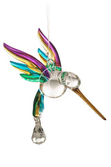 Wild Things Fantasy Glass Hummingbird Pastel