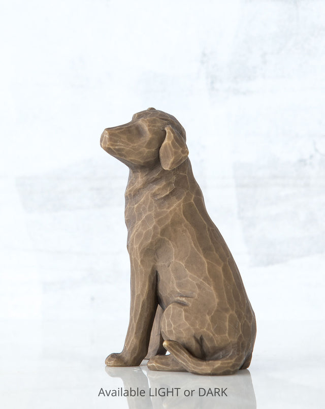 Willow Tree Figurines - Love My Dog (Dark)