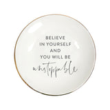 Splosh Tranquil Trinket Plate - Believe