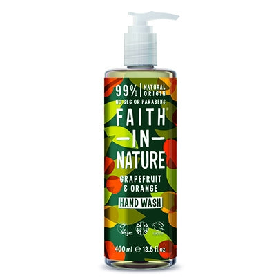Faith in Nature Hand Wash 400ml -  Grapefruit & Orange
