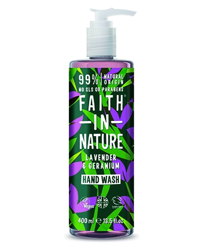 Faith in Nature Hand Wash 400ml - Lavender & Geranium