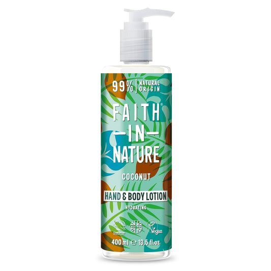 Faith in Nature Hand & Body Lotion 400ml - Coconut