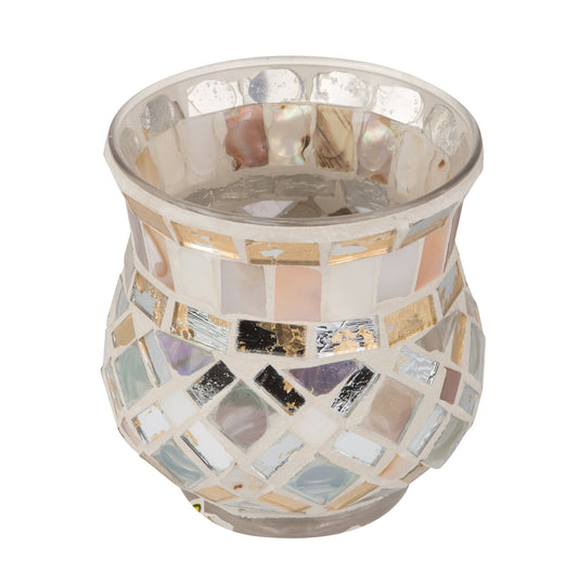 Add soft lighting with this Cello Flared Tealight Holder - Elegance. They can provide low lighting in an area when you want to relax.  Find holders in simple designs or choose bold colours available in metal, ceramic and other materials to fit your style and interior decor theme.