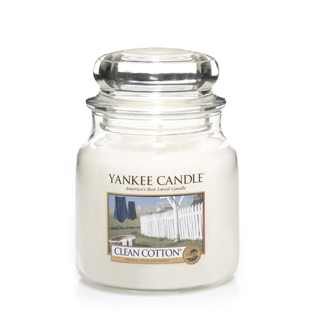 Yankee Candle Medium Jar - Clean Cotton