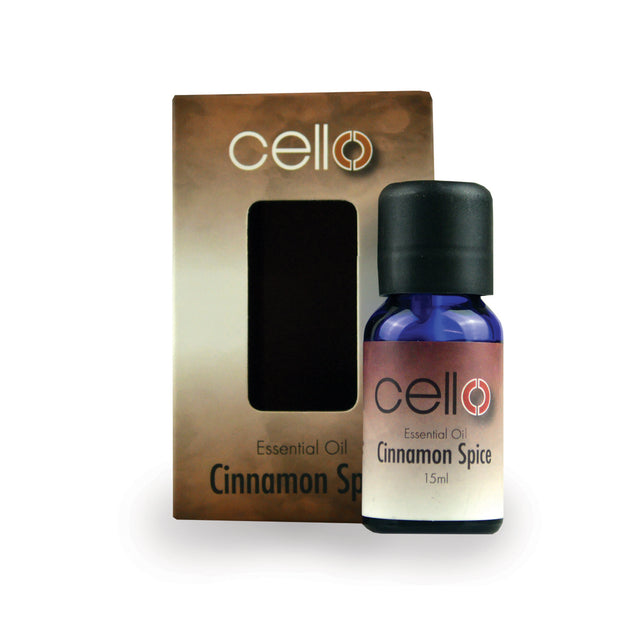   Evoke childhood memories of sweet, hard cinnamon candies with this mouth-watering fragrance. Blended with aniseed and peppered with allspice ‚ this is a real show stopper.   Our Cello Essential Oils have been lovingly created to work in harmony with our Ultrasonic Diffusers, to give you a unique sensory offering.  Our 15ml Ultrasonic Essential oil is available on our 12 core Fragrances as well as an additional 56 fragrances  exclusive to the Ultrasonic Range. 