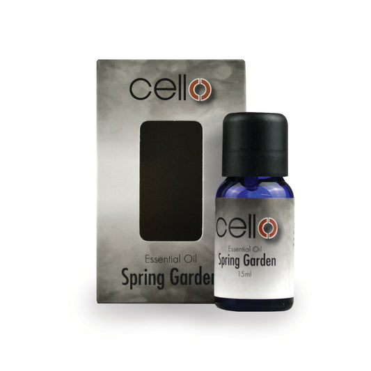   Experience the breath-taking view of springs first blushing blooms. This is the enchanting fragrance of newly awakened sweet petals and powder ‚ fresh blossoms flourishing in the delicate sunlight.   Our Cello Essential Oils have been lovingly created to work in harmony with our Ultrasonic Diffusers, to give you a unique sensory offering.    Simply add water to the fill line on your Ultrasonic Diffuser and add 3-5 drops of essential oils, replace the lid and cover, turn on and enjoy.  
