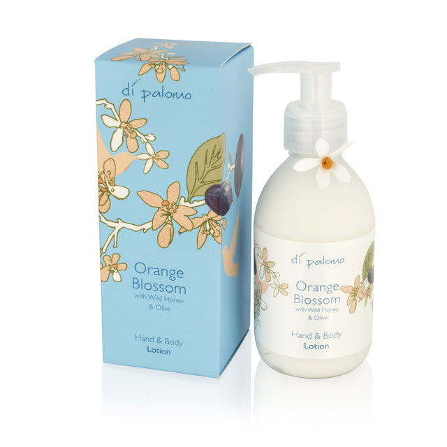 A rich, indulgent lotion blended with Orange Blossom including sweet almond oil to leave your skin smooth & supple. 
