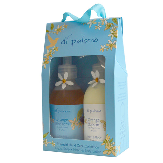 A Magical mix of our Orange Blossom Liquid Soap and luxurious Hand & Body Lotion.