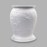 The porcelain material on this Wax Melt Burner allows bright light to shine through it, providing the opportunity to create this stunning Butterfly design. This is done by crafting images out of thicker and thinner sections of the porcelain, allowing for detailed shadowing and a 3D effect. The porcelains elegant look will fit perfectly in any room is available in a range of designs and two different shapes.