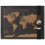 The Splosh Travel Map collection is the ideal way to plan and plot all your visits to countries across the world, both past and present. Add some personalised colour to your pin board using the colour-coded metallic pins provided you can reminisce about all your past endeavours with family and friends and create a wish-list for the future with your push pin map.