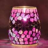 The beautiful hand-crafted purple mosaic Wax Melt Burner gives a rustic feel and a simple way to add an eye-catching pop of colour into your house.