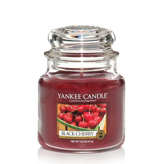 Yankee Candle Medium Jar - BLack Cherry