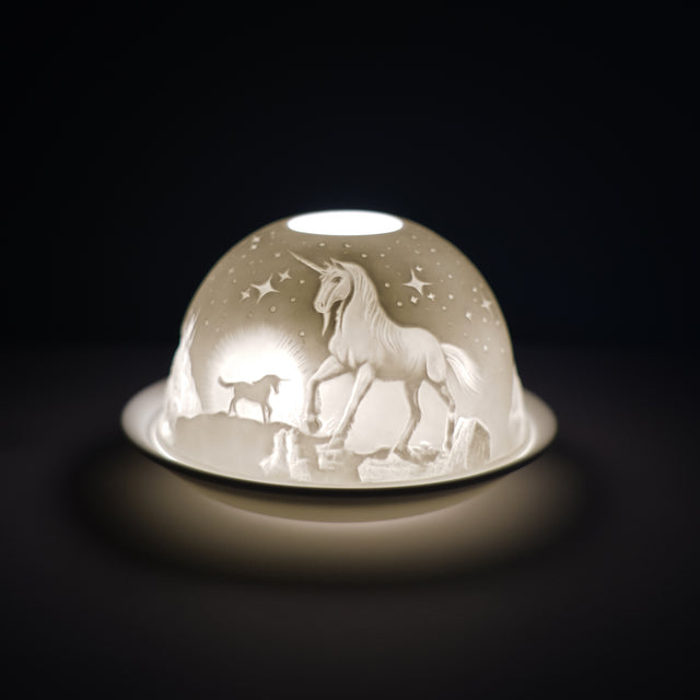 Cello Tealight Dome - Unicorn
