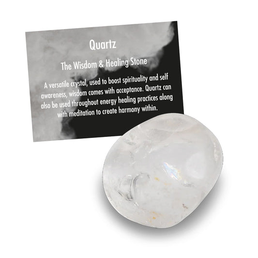 The Wisdom & Healing Stone
Used to boost spirituality and self awareness, wisdom comes with acceptance. Quartz can also be used throughout energy healing practices along with meditation to create harmony within. 
