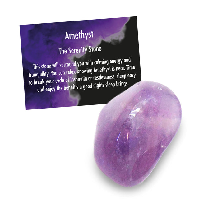 The Serenity Stone
This stone will surround you with calming energy and tranquillity. You can relax knowing Amethyst is near, time to break your cycle of insomnia or restlessness, sleep easy and enjoy the benefits a good nights sleep brings.
