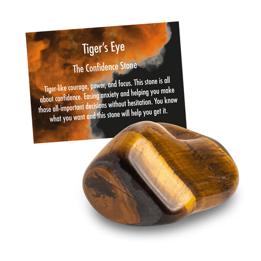 The Confidence Stone
Tiger-like courage, power, and focus. This stone is all about confidence. Easing anxiety and helping you make those all-important decisions without hesitation. You know what you want and this stone will help you get it.
