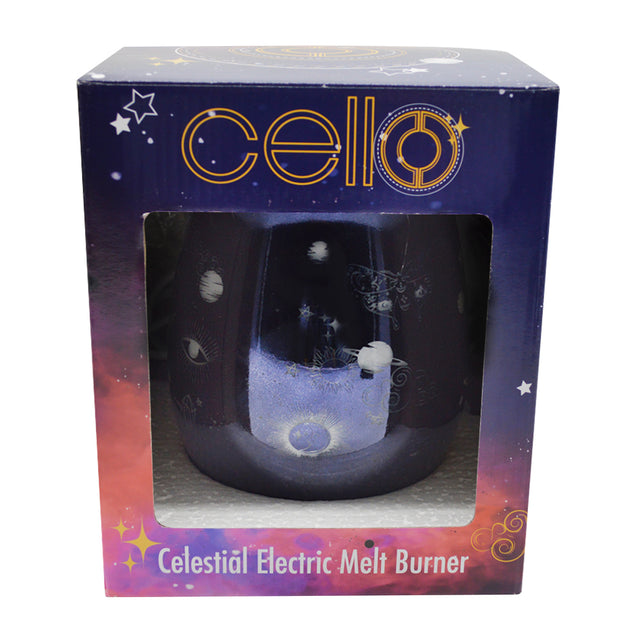 Cello Celestial Electric Wax Burner - Midnight Blue