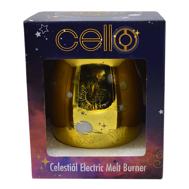 Cello Celestial Electric Wax Burner - Gold