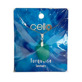 Cello Gemstone Jewellery Geometric Necklace - Turquoise