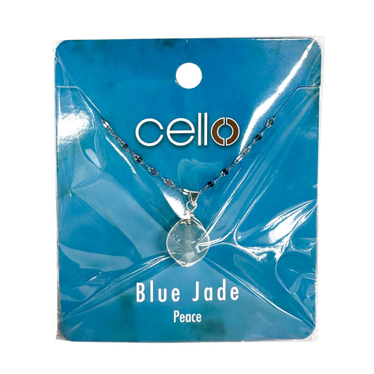 Deep comfort and calm comes to those who wear Blue Jade. Jade is known for being a stone of luck and balance, so you can rest easy knowing that you have peace and luck on your side.