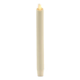Made with 100 % pure paraffin wax, this 1.0" x 9.75" candle features a realistic flame creating a unique flickering flame effect. Safe for indoor use only. 