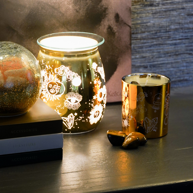 Cello Celestial Electric Wax Burner Gold Collectables