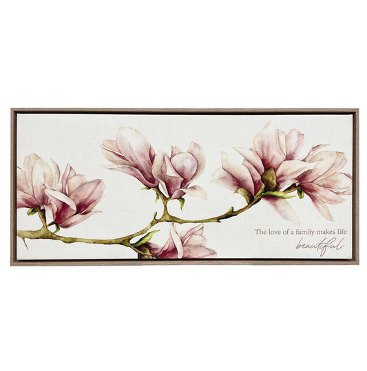 Splosh Blossom Framed Canvas 94x44