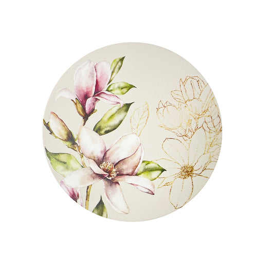 Splosh Blossom Ceramic Coaster Gold