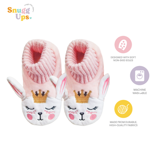 Splosh Baby Pink Bunny Slippers