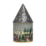 Splosh Christmas Light Up House Mini - Peace Love Joy