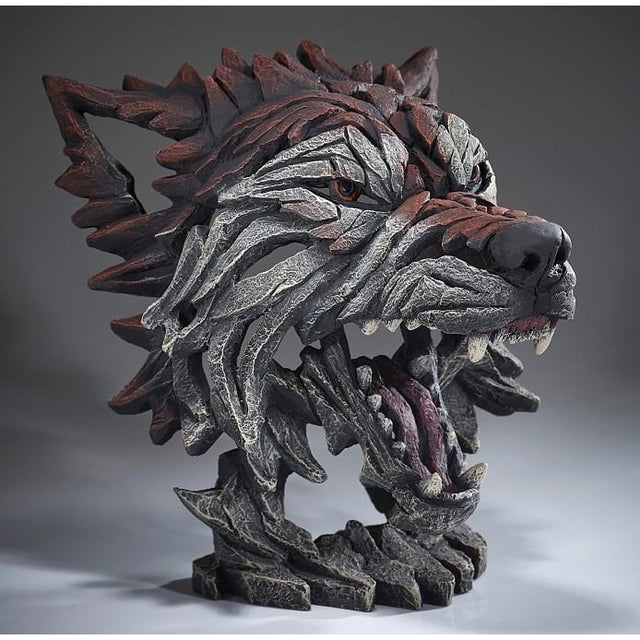 Edge Sculpture - Wolf Bust
